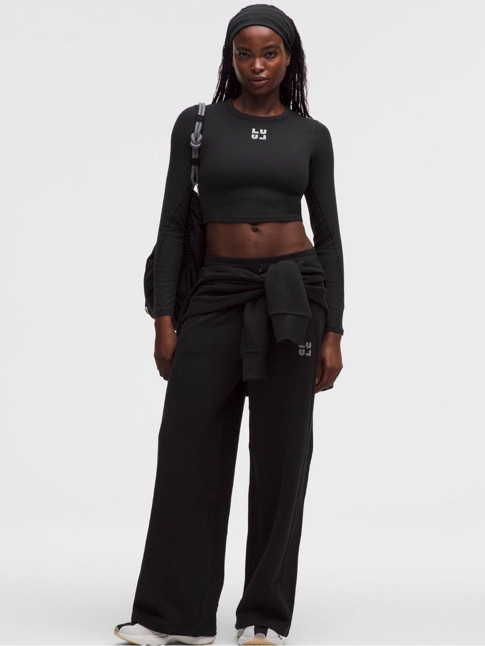 NWT lululemon Hold Tight Long Sleeve *Jewelled Black Size 6 - Picture 3 of 7
